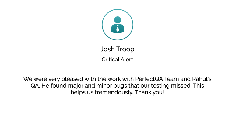 PerfectQA LLP Testimonials